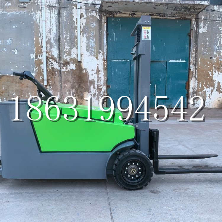 墨玉县小型电动叉车1吨2吨步行站驾式电瓶堆高充电装卸车液压升降车铲车